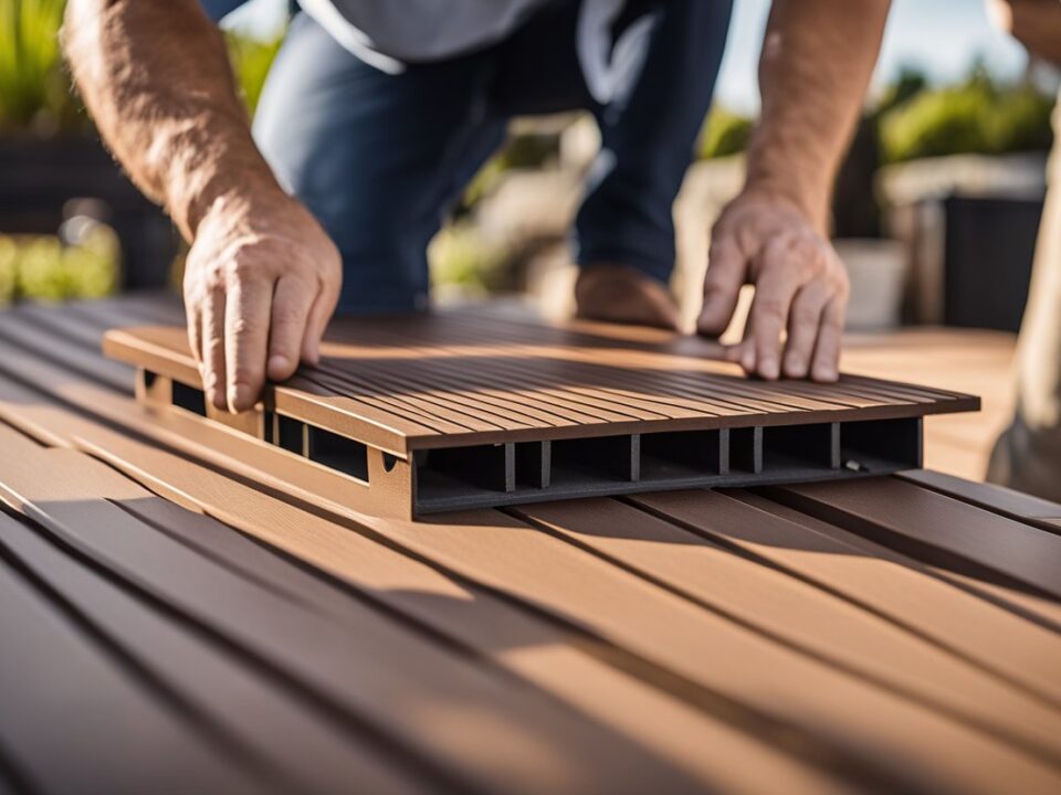 Installing Trex decking