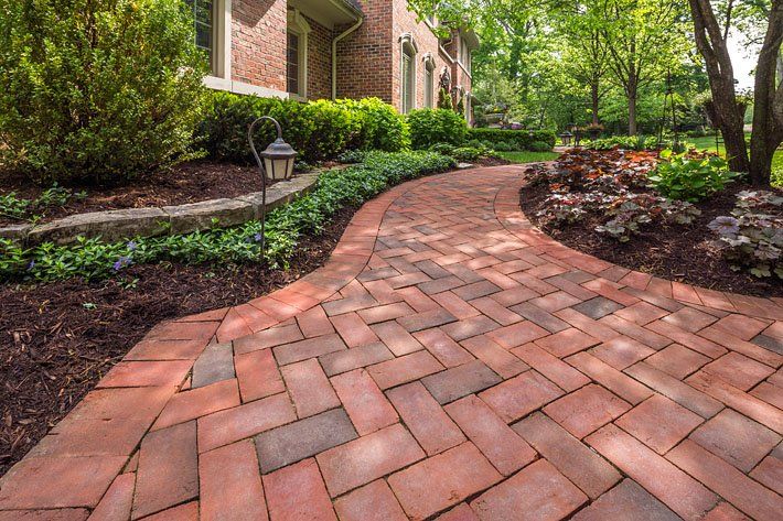 Clay Bricks Patio