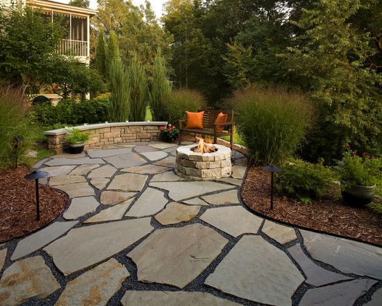 Flagstone patio
