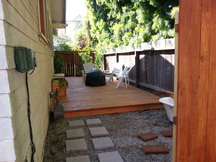 sideyard deck